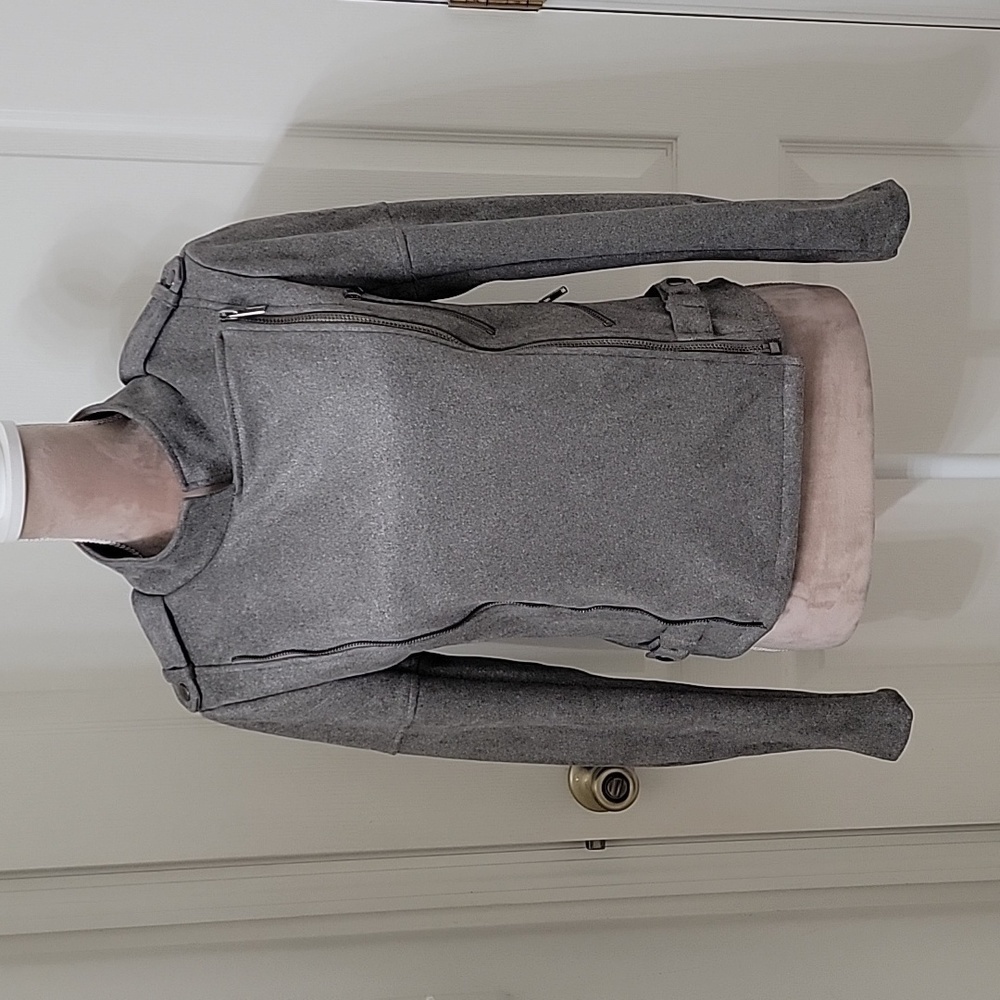 VICI Size S, Gray Moto Jacket, Excellent Condition!